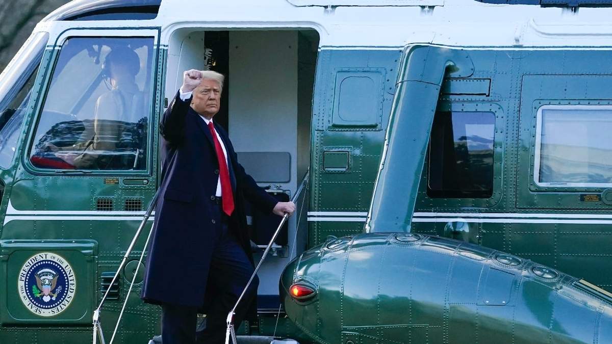 La partida de Donald Trump de la Casa Blanca