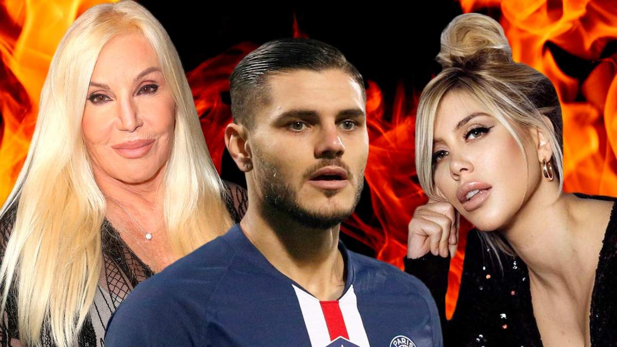 Susana Giménez, Mauro Icardi y Wanda Nara. Fuente: (Minuto Neuquén)