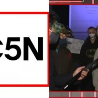 ¡Tenso momento! La sorpresiva situación que vivió un movilero de C5N en vivo. ¡Tremendo!
