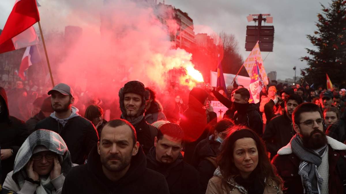 Protestas en Francia contra las restricciones por el coronavirus