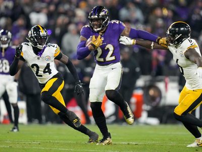 Jackson y Henry allanan camino de Ravens a triunfo por 28-14 ante Steelers en playoffs
