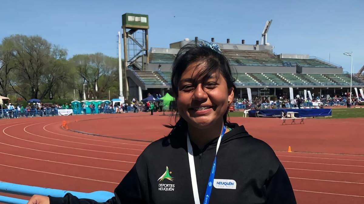Atleta zapalina, Giuliana Baigorria. Fuente: (Twitter)