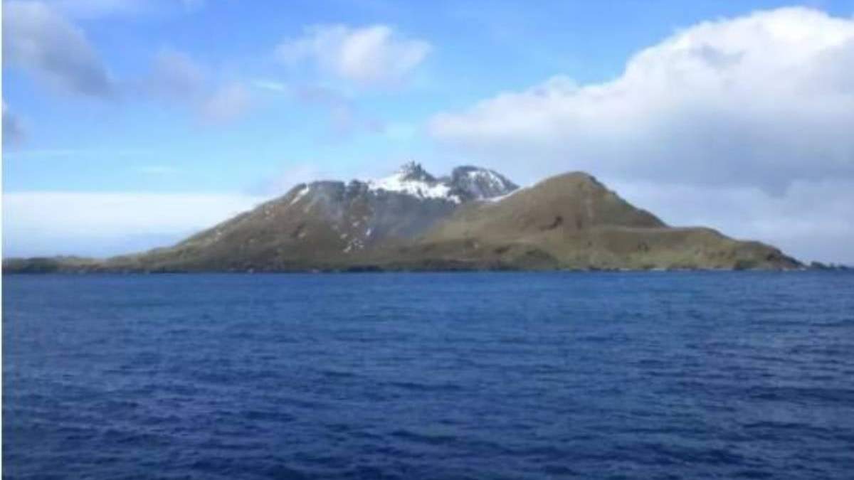 Una de las islas del archipiéalgo de las Sandwich del Sur