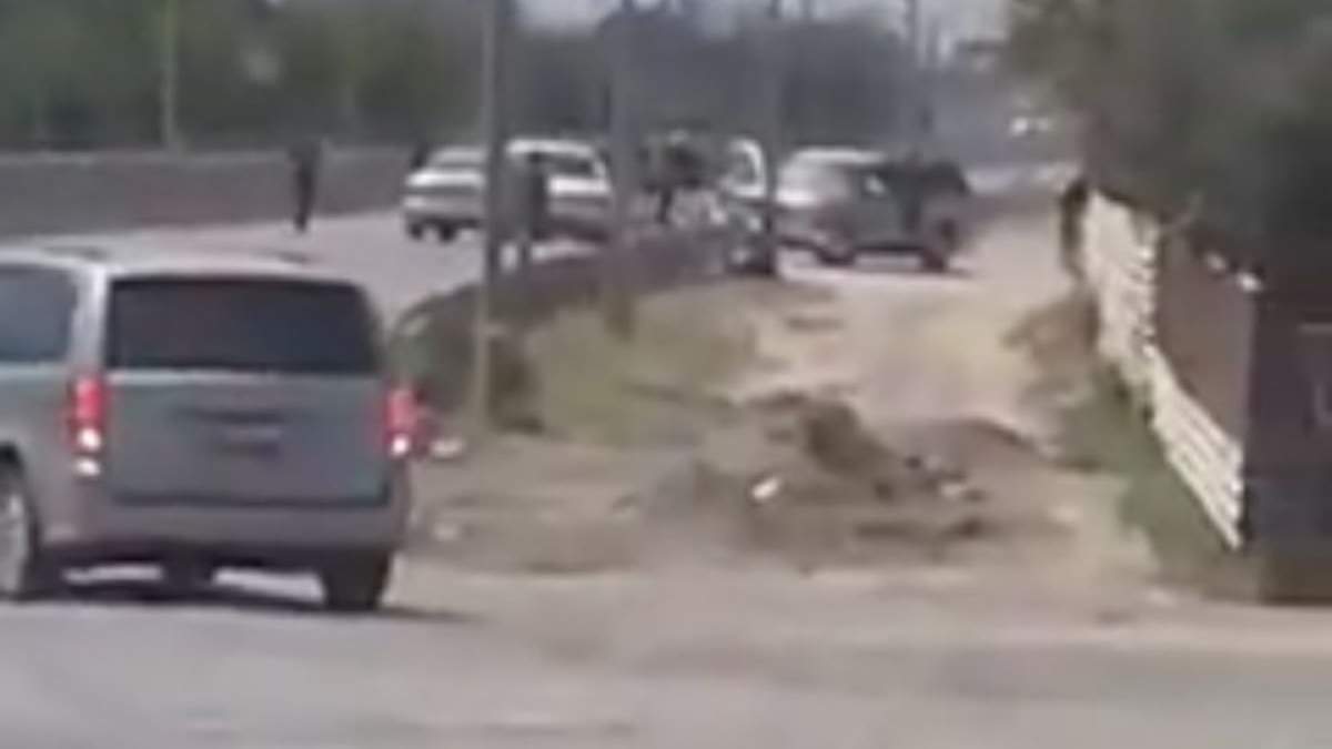 Supuesto retén en puente fronterizo