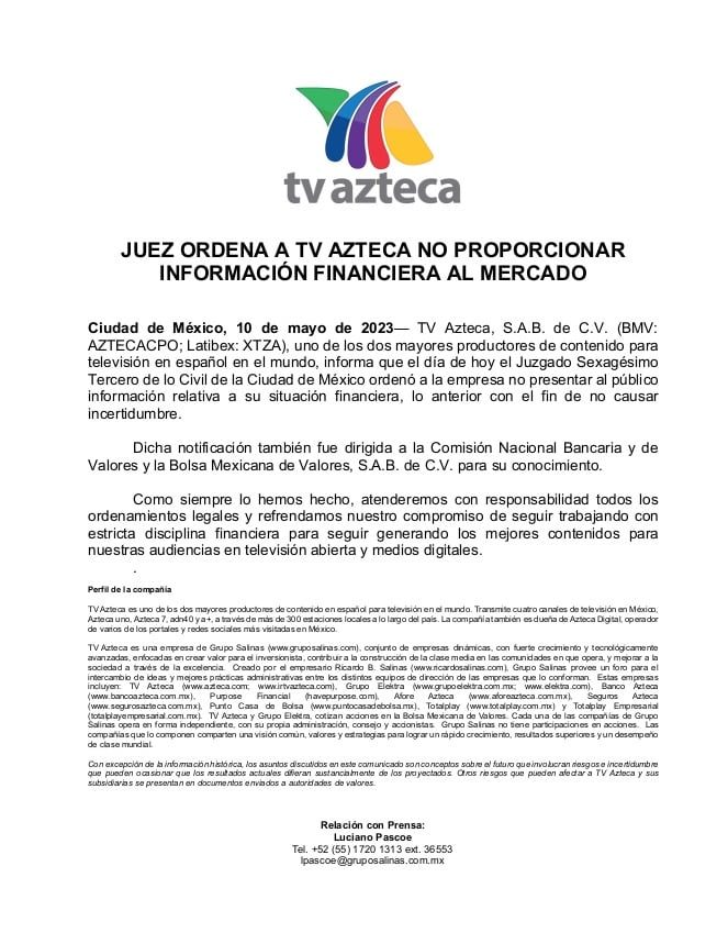 1 Juez ordena ocultar