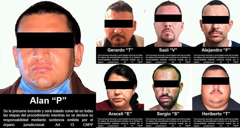 Banda dedicada al tráfico de personas