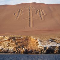 Un grupo de personas dañó un famoso geoglifo de unos 2.500 años en Perú