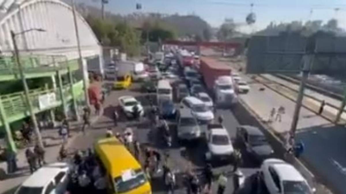 Bloqueo en la México-Pachuca