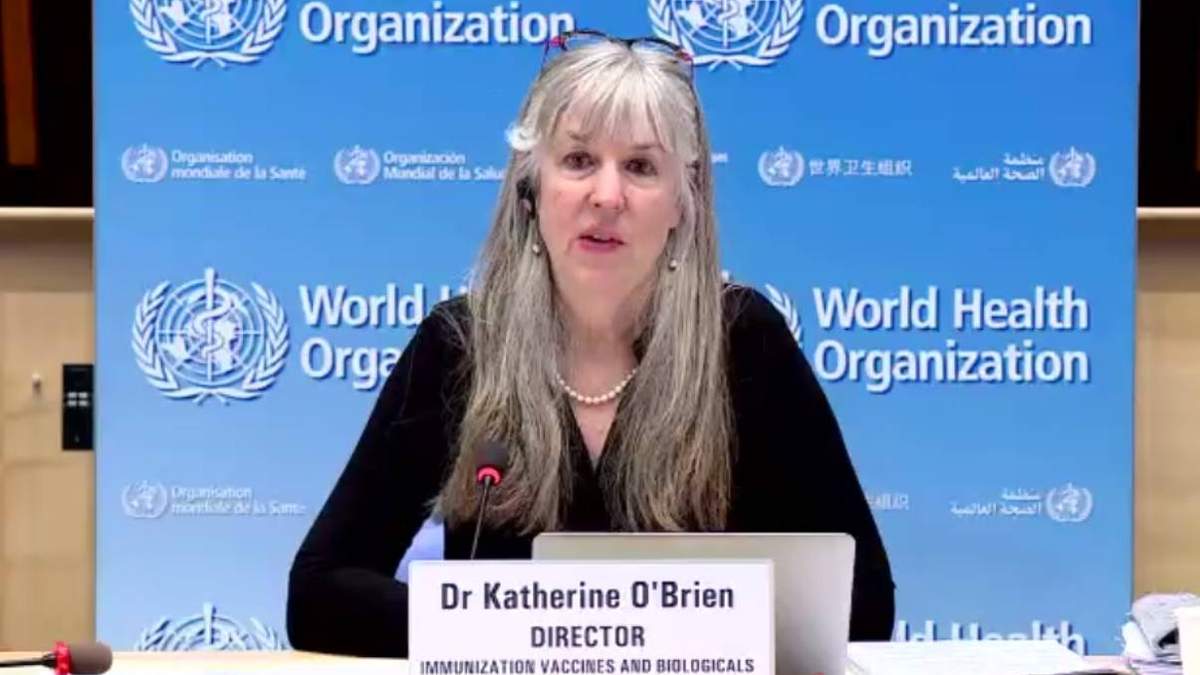 Kate O'Brien, directora de vacunas de la OMS