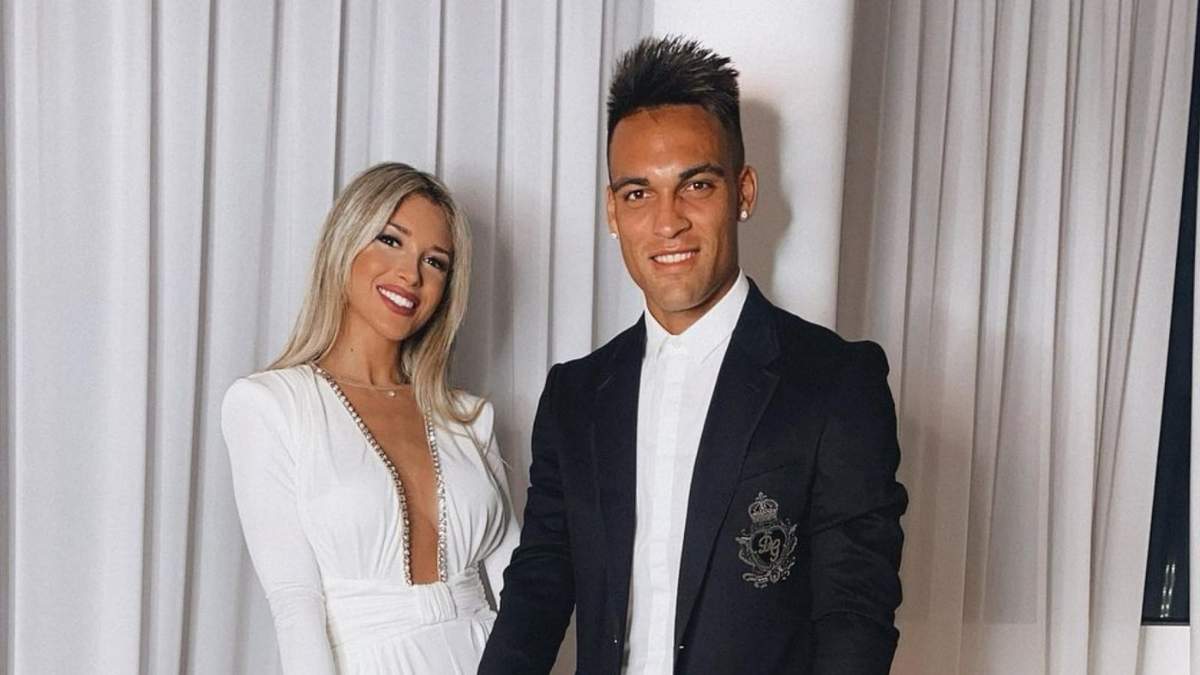 Agustina Gandolfo y Lautaro Martínez. Fuente: (Instagram)