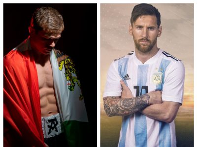 Tras amenazas del Canelo Álvarez, Kun Agüero y Fábregas defienden a Messi