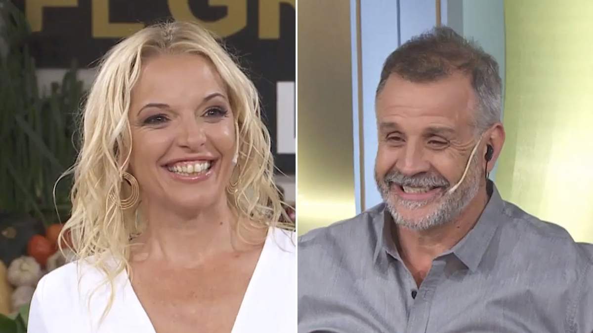 Carina Zampini y Christian Petersen. Fuente: (Twitter)