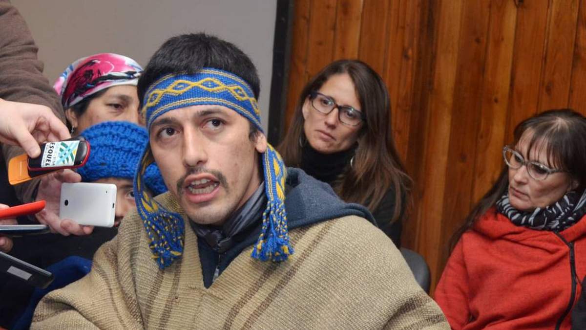 El lonco Facundo Jones Huala. Fuente: (Twitter)