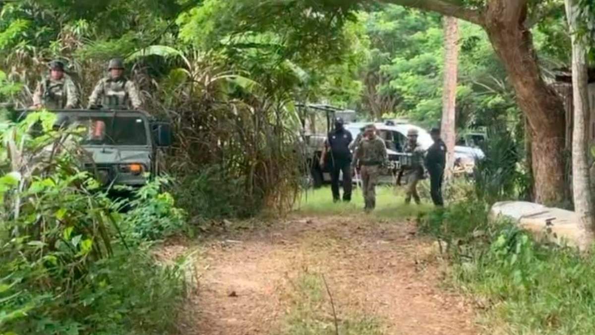 El sitio es resguardado por elementos locales y federales