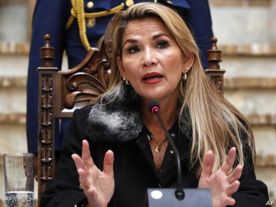 Se deteriora el estado de salud de la expresidenta de Bolivia, Jeanine Áñez