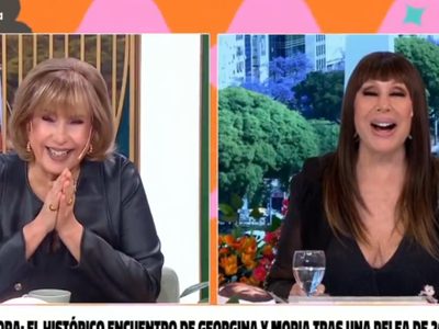 Moria Casán y Georgina Barbarossa se reencontraron un vivo: “Nunca te dejé de querer”
