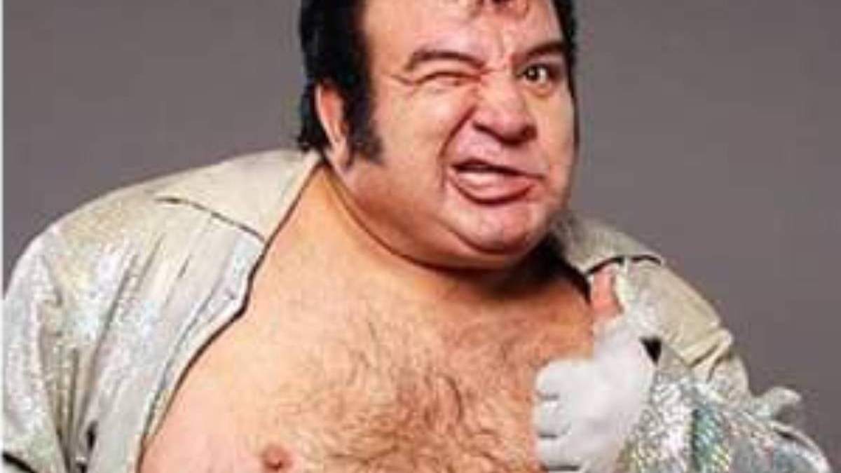 El luchador profesional José Luis Alvarado Nieves, "Súper Porky" y "Brazo de plata"