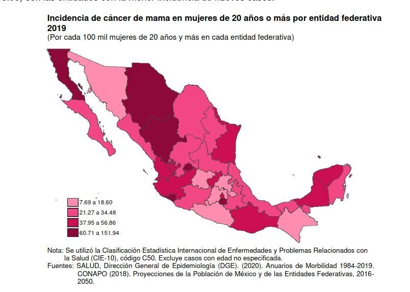 incidencia cancer