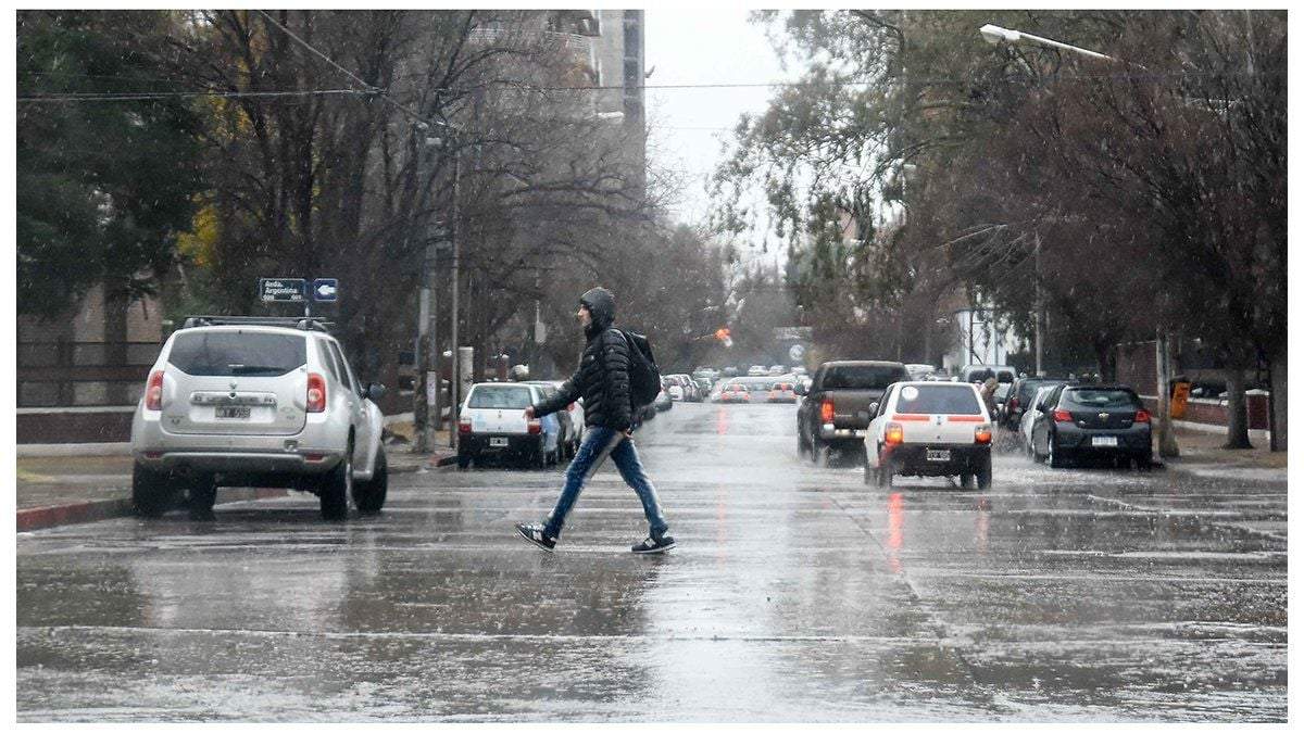 Temporal de lluvia en Neuquén. Fuente: (Twitter)