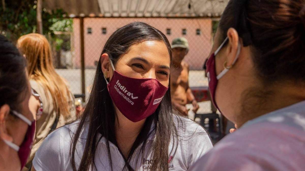 Indira Vizcaíno, gobernadora electa de Colima por la coalición Morena-Nueva Alianza