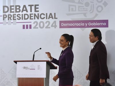 Mario Delgado pedirá al INE borrar del video del debate la acusación que hizo Xóchitl Gálvez