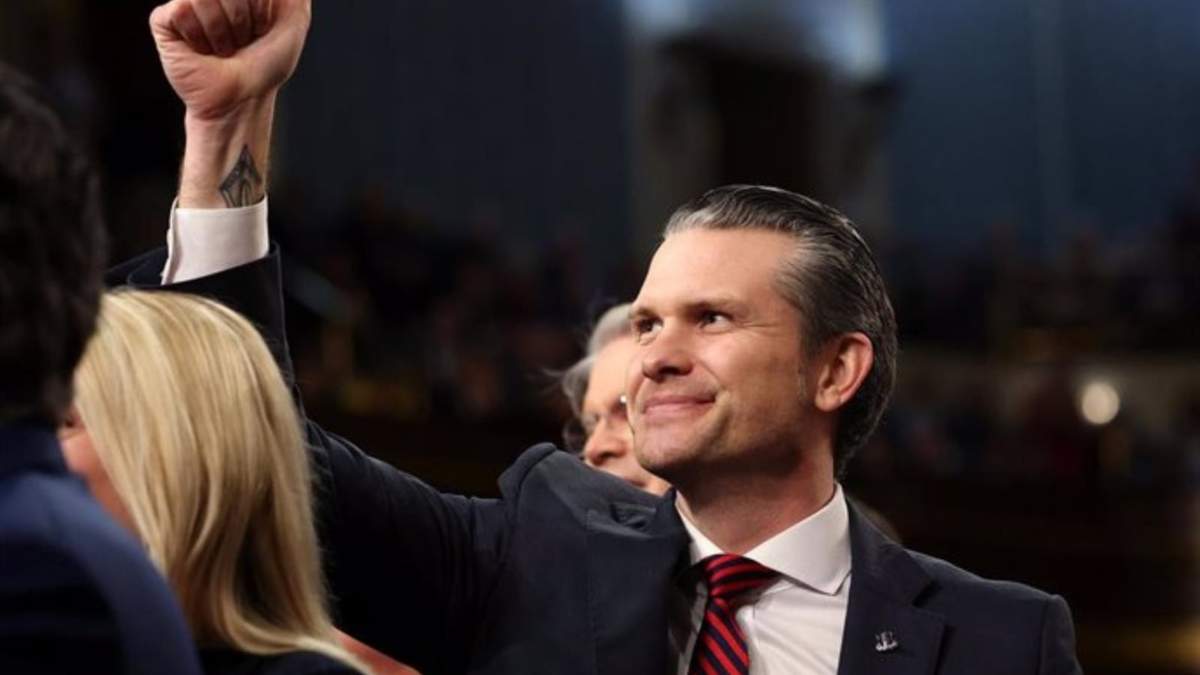 El secretario de Defensa de Estados Unidos, Pete Hegseth