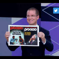 Con la revista Proceso en mano, López Obrador y Anaya se trenzan durante debate