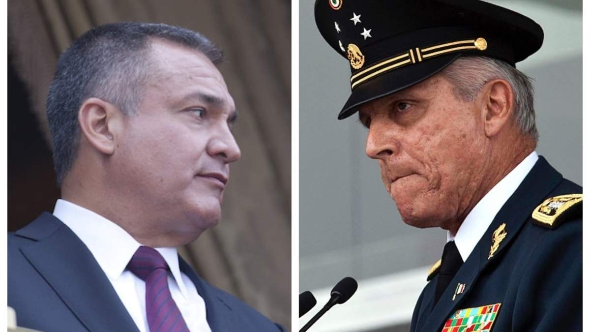 El exsecretario de Seguridad Pública, Genaro García Luna y el extitular de la Sedena, general Salvador Cienfuegos