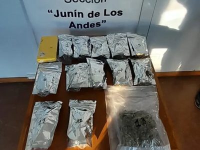 Gendarmería Nacional detuvo a un hombre que llevaba droga a San Martín de los Andes