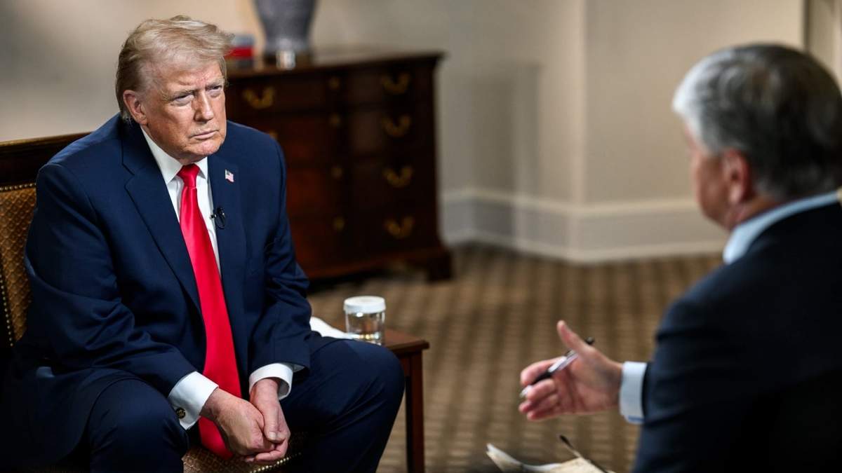 Trump en la entrevista con Hannity