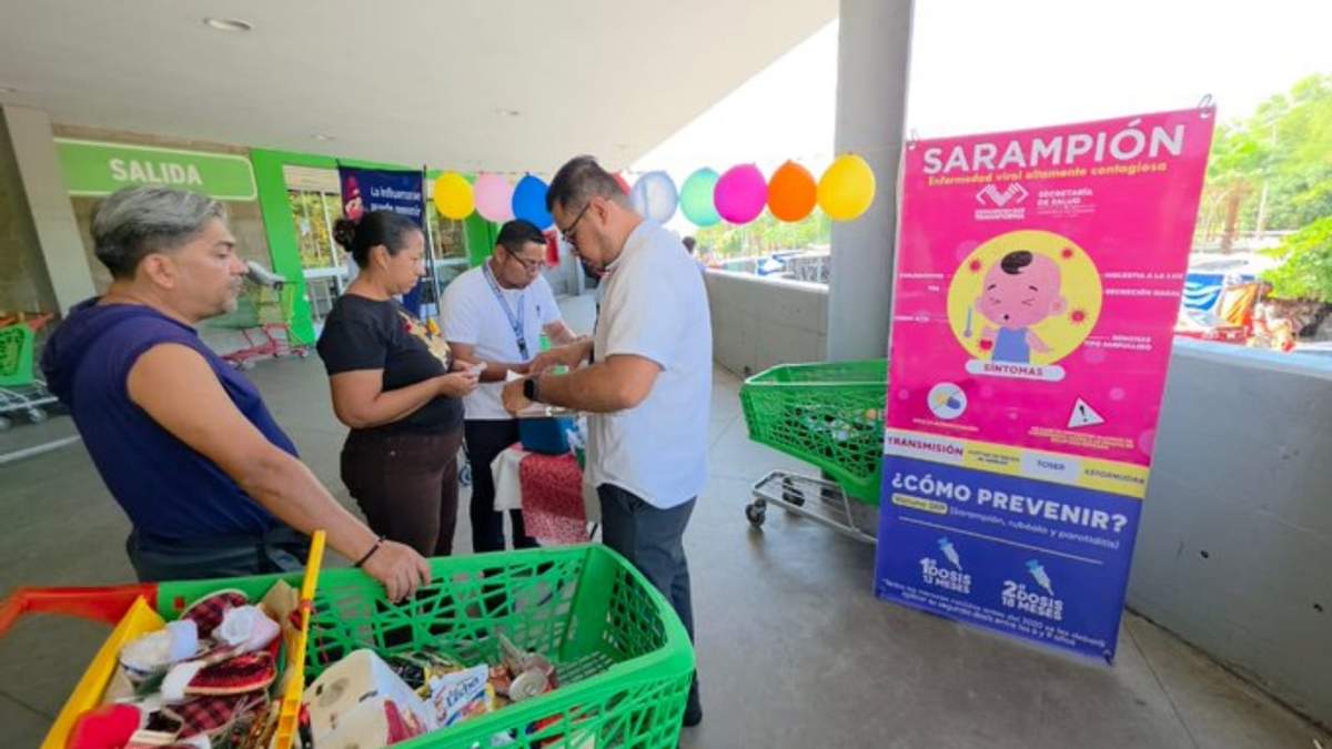 La Secretaría de Salud ha aplicado vacunas contra el sarampión