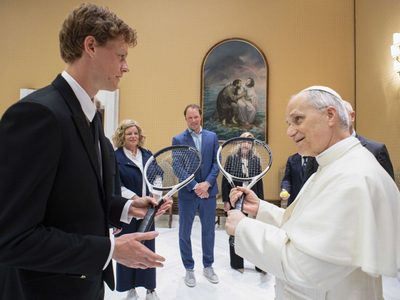 Papa León XIV recibe al tenista Jannik Sinner