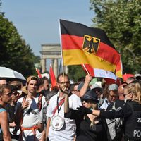 Protestas contra las restricciones en Alemania: detuvieron al menos a 500 personas en Berlín