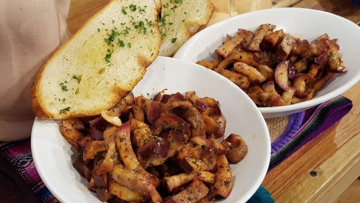 Berenjenas al escabeche. Fuente: (Instagram)