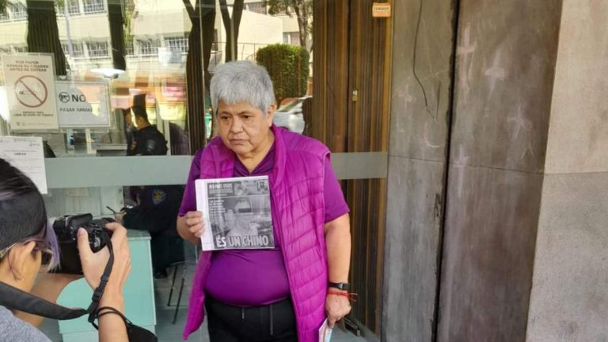 Protesta de la familia de Anguie Luviano
