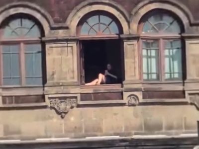 Video de mujer tomando el sol en Palacio Nacional: ¿fue real?
