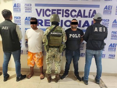 Detienen a dos hombres por feminicidio en Jalapa del Marqués, Oaxaca