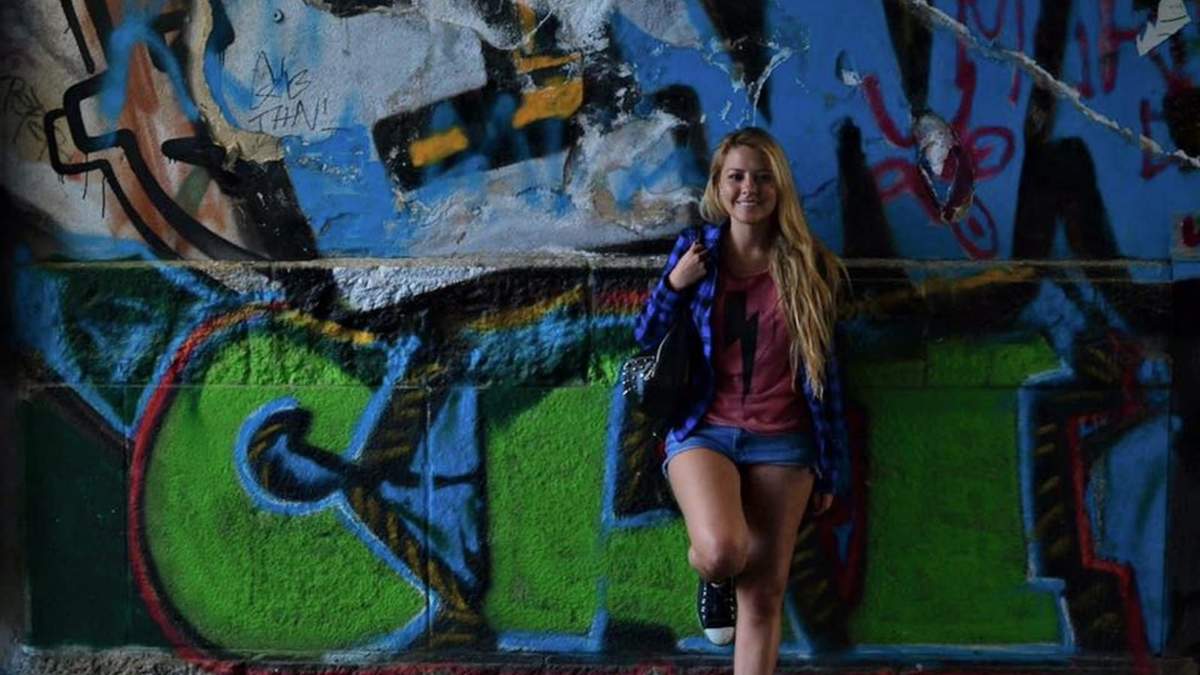 Rocío siempre fue muy inquieta, independiente y aventurera. Fuente: (Twitter)