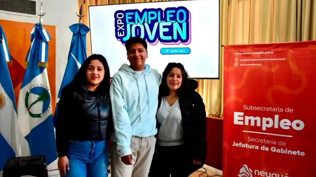 La Expo Empleo Joven que organiza la municipalidad de la ciudad de Neuquén. Fuente: (Facebook)