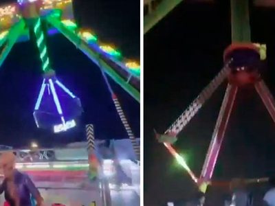 Juego mecánico en Ecuador se desarma y deja 10 heridos, 6 de gravedad (Video)