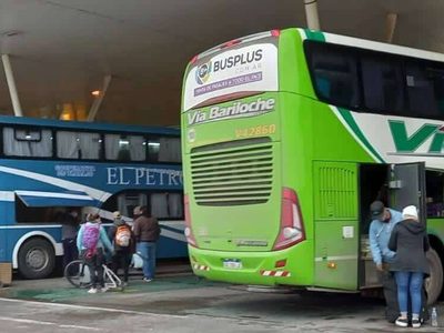 Tragedia en la ETON: una mujer de 84 años murió tras bajar de un micro de larga distancia