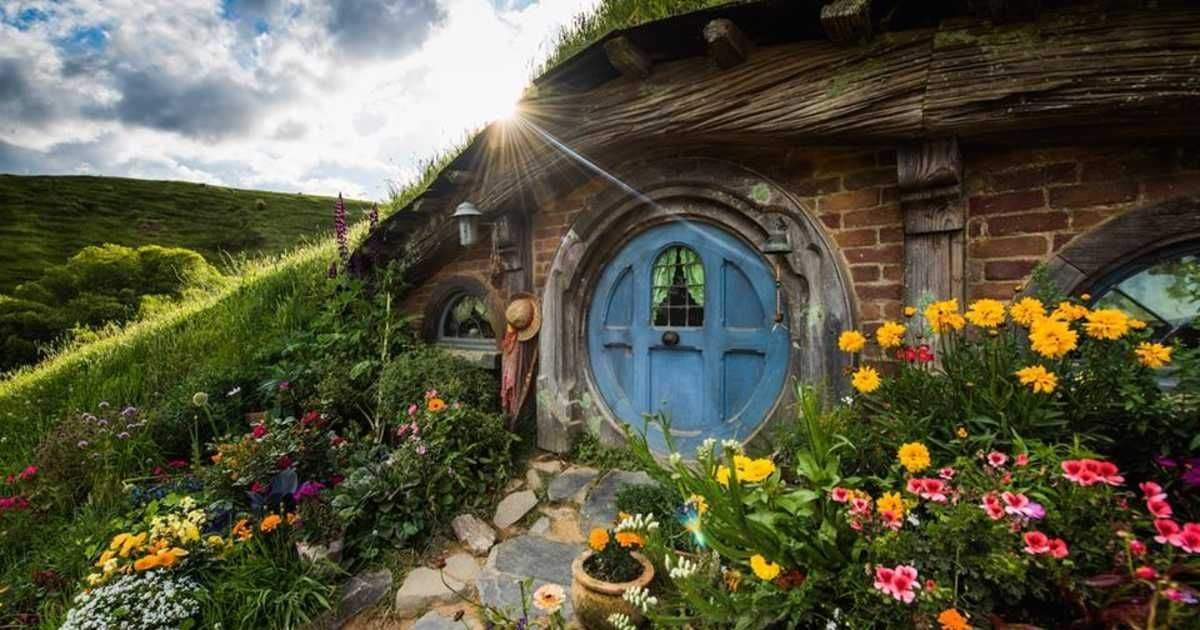 Casa inspirada en Tolkien. Fuente; (Twitter)