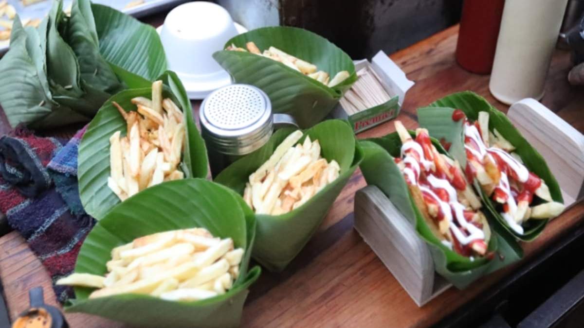 Formas amigables con el planeta para ofrecer la comida. Fuente: (Instagram)