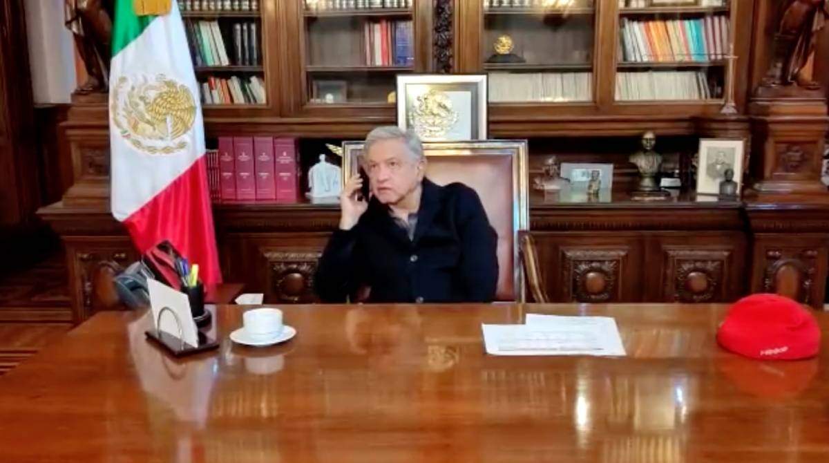 El presidente en su video