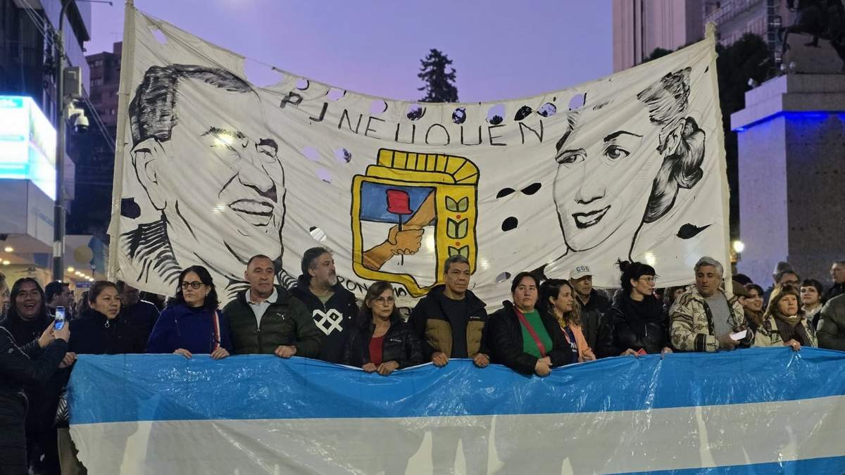 La marcha en la ciudad de Neuquén. Fuente: (X)