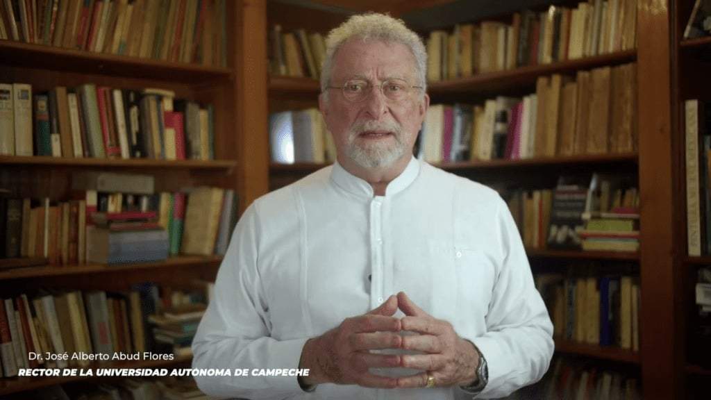 El exrector de la Universidad Autónoma de Campeche, José Alberto Abud Flores