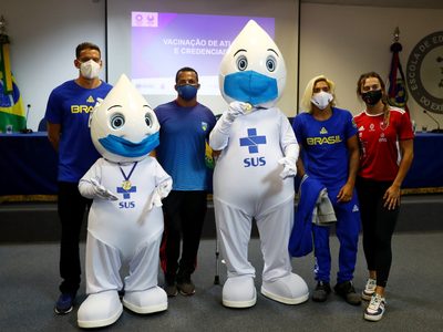 Brasil comienza la vacunación de los atletas olímpicos que viajarán a Tokio