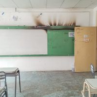 Educación asegura que alguien prendió unos papeles y provocó el principio de incendio en el CPEM 23