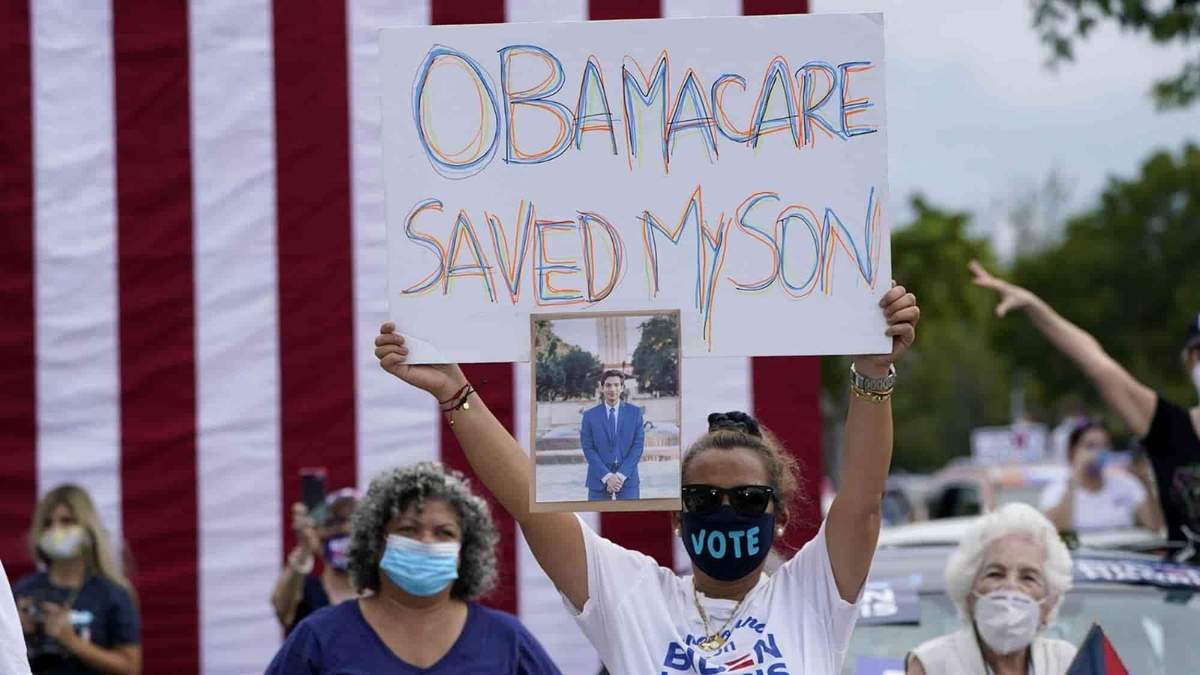 Manifestaciones pro Obamacare frente a la Suprema Corte de Estados Unidos. Fuente: (Twitter)