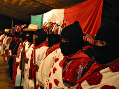 Zapatistas e indígenas, foco rojo para el Tren Maya